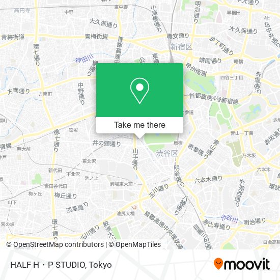 How To Get To Half H P Studio In 渋谷区 By Bus