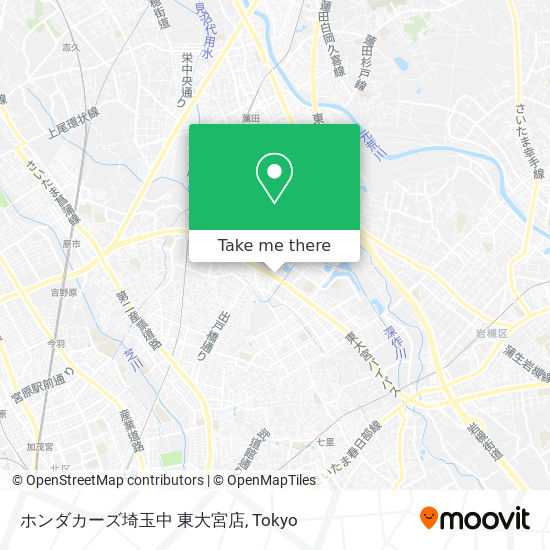 ホンダカーズ埼玉中 東大宮店 map