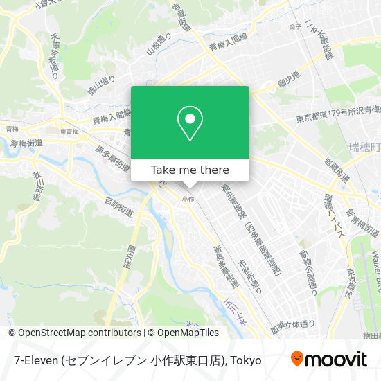 7-Eleven (セブンイレブン 小作駅東口店) map