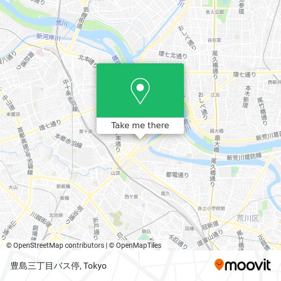 豊島三丁目バス停 map