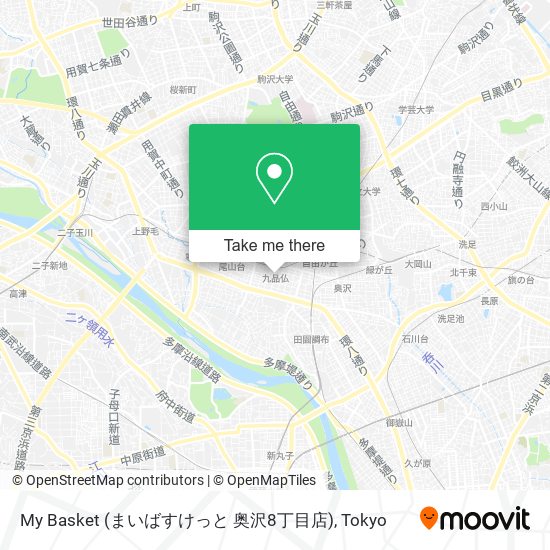 My Basket (まいばすけっと 奥沢8丁目店) map