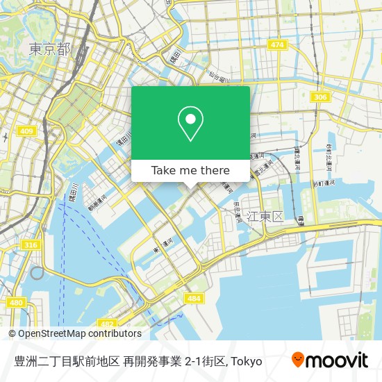 豊洲二丁目駅前地区 再開発事業 2-1街区 map