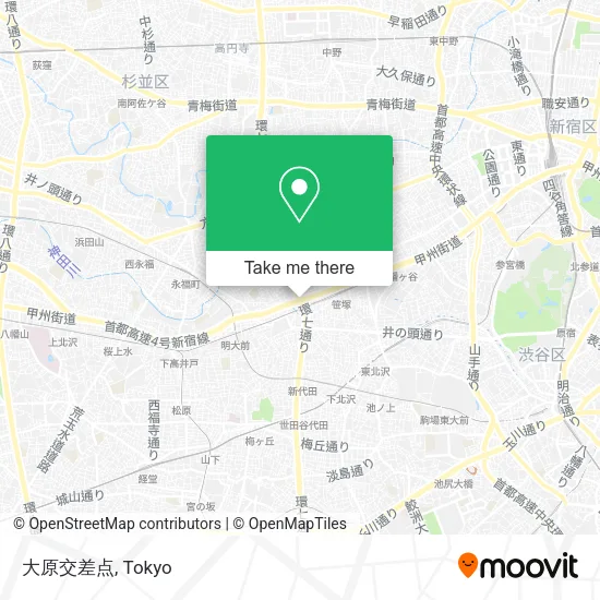 大原交差点 map