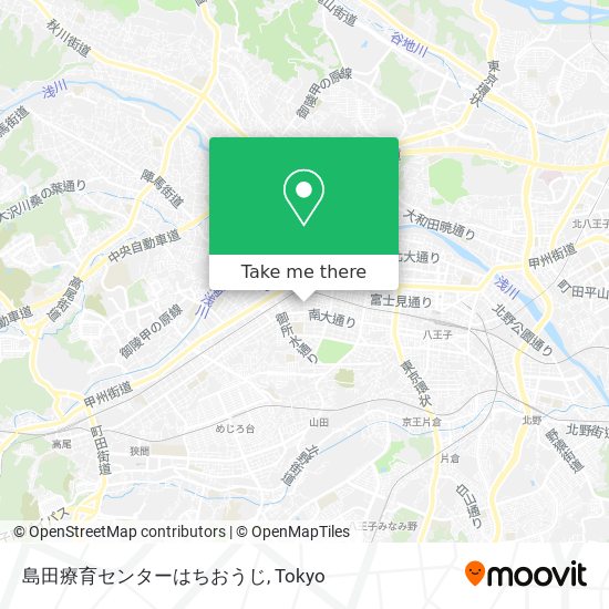 島田療育センターはちおうじ map