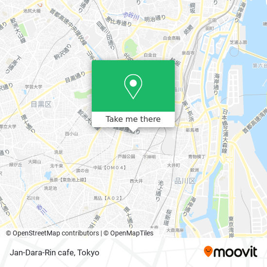 Jan-Dara-Rin cafe map