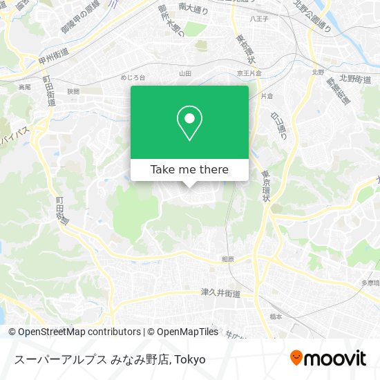 スーパーアルプス みなみ野店 map