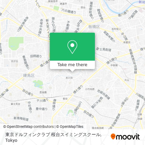 東京ドルフィンクラブ 桜台スイミングスクール map