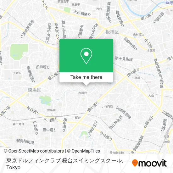 東京ドルフィンクラブ 桜台スイミングスクール map