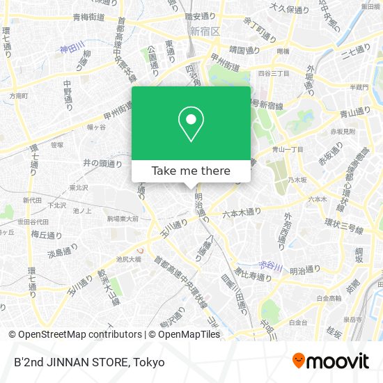 B'2nd JINNAN STORE map