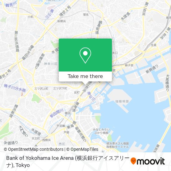 Bank of Yokohama Ice Arena (横浜銀行アイスアリーナ) map