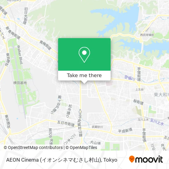 AEON Cinema (Musashimurayama) map
