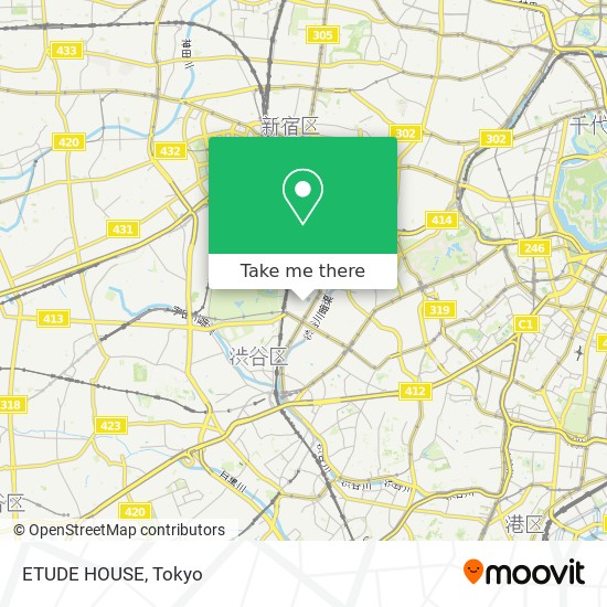 How To Get To Etude House In 渋谷区 By Metro Or Bus Moovit