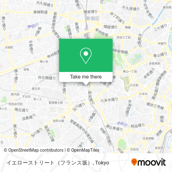 イエローストリート（フランス坂） map