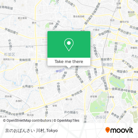 京のおばんさい 川村 map