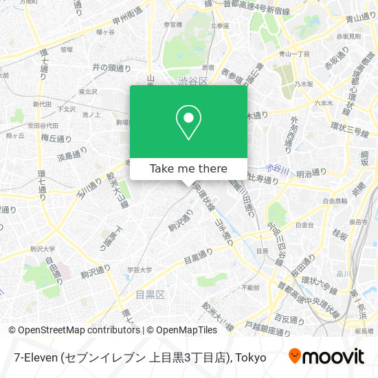 7-Eleven (セブンイレブン 上目黒3丁目店) map