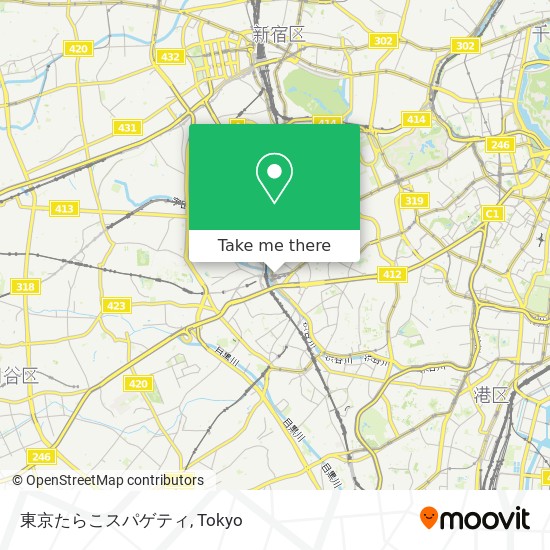 東京たらこスパゲティ map