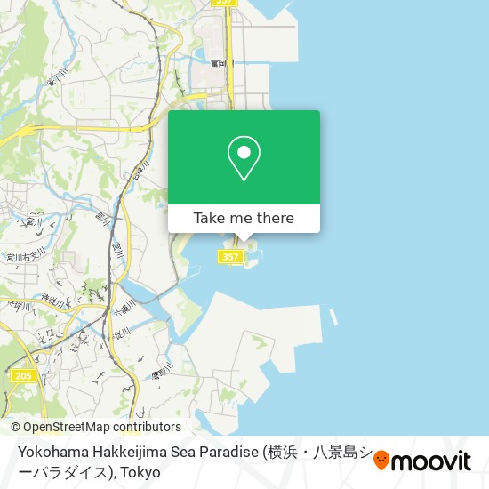 Yokohama Hakkeijima Sea Paradise (横浜・八景島シーパラダイス) map