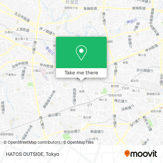 HATOS OUTSIDE map