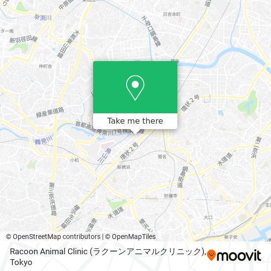 Racoon Animal Clinic (ラクーンアニマルクリニック) map