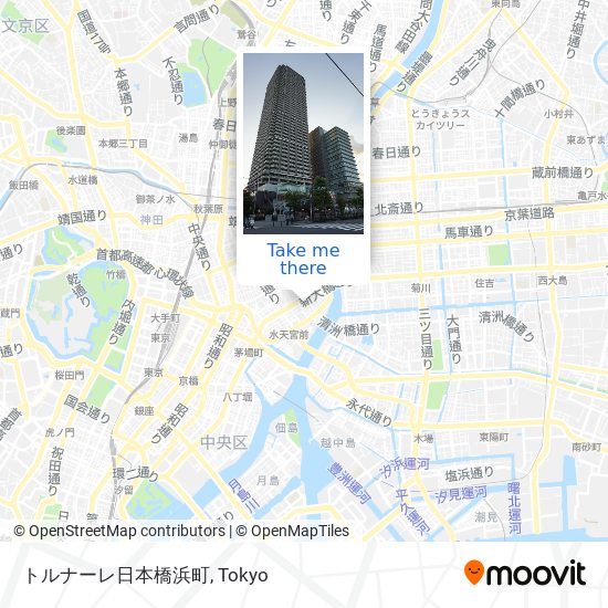 トルナーレ日本橋浜町 map