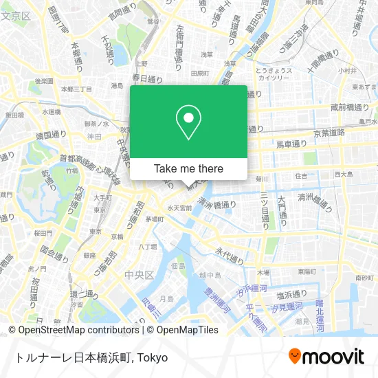 トルナーレ日本橋浜町 map