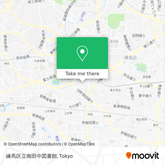練馬区立南田中図書館 map