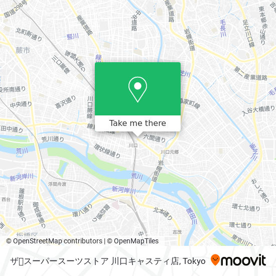 ザ･スーパースーツストア 川口キャスティ店 map