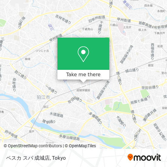 ペスカ スパ 成城店 map