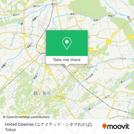 United Cinemas (ユナイテッド・シネマわかば) map