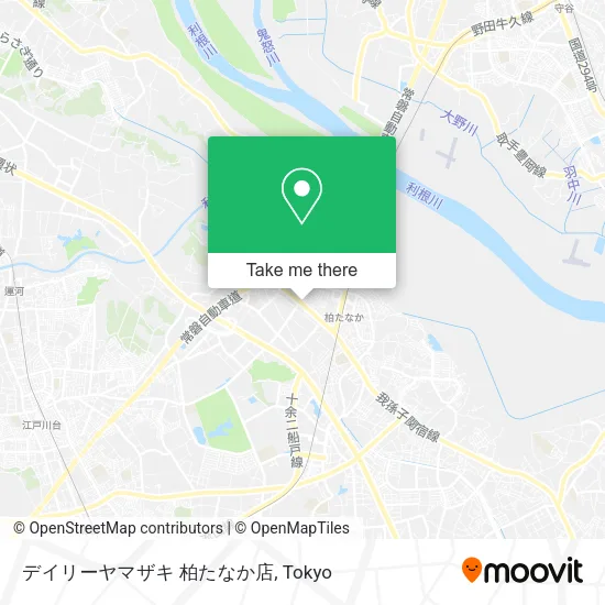 デイリーヤマザキ 柏たなか店 map
