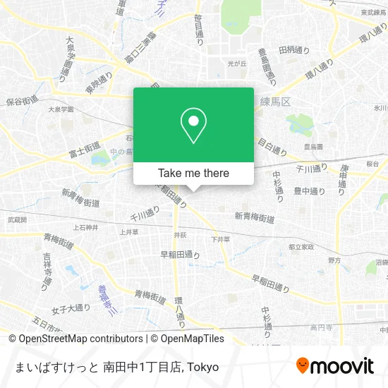 まいばすけっと 南田中1丁目店 map