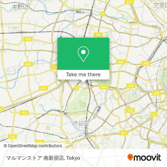 マルマンストア 南新宿店 map