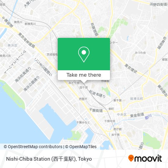 Nishi-Chiba Station (西千葉駅) map