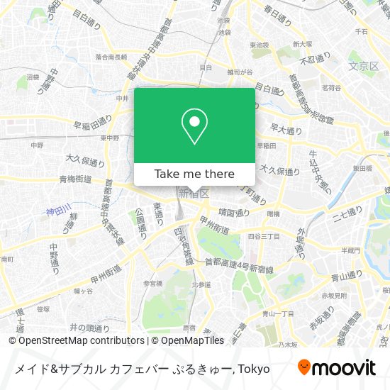 メイド&サブカル カフェバー ぷるきゅー map