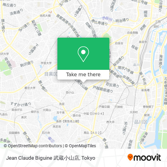 Jean Claude Biguine 武蔵小山店 map