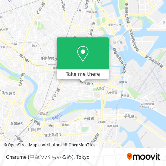 Charume (中華ソバ ちゃるめ) map