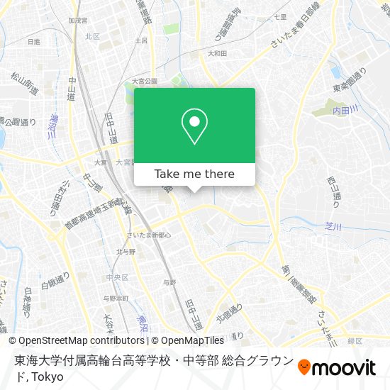 東海大学付属高輪台高等学校・中等部 総合グラウンド map