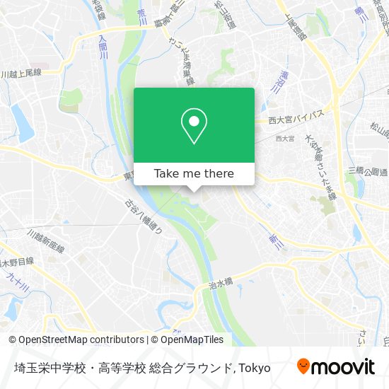 埼玉栄中学校・高等学校 総合グラウンド map
