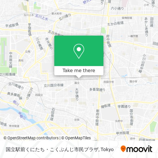 国立駅前くにたち・こくぶんじ市民プラザ map