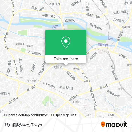 城山熊野神社 map