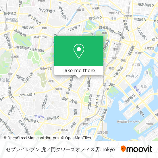 セブンイレブン 虎ノ門タワーズオフィス店 map