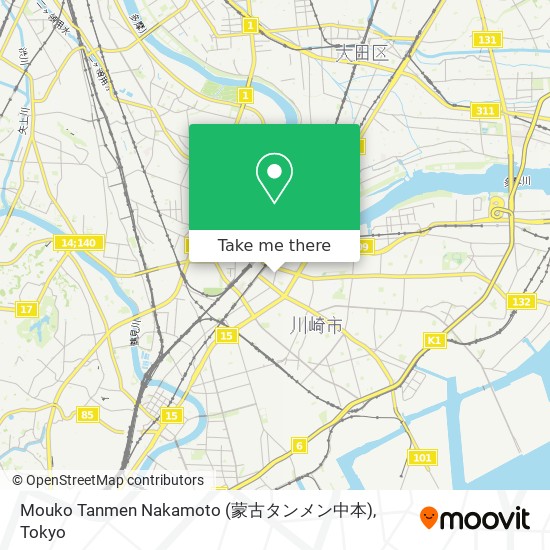 Mouko Tanmen Nakamoto (蒙古タンメン中本) map