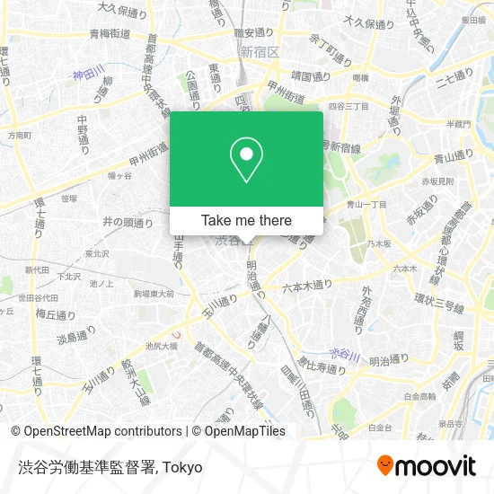 渋谷労働基準監督署 map