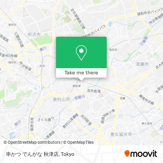 串かつ でんがな 秋津店 map