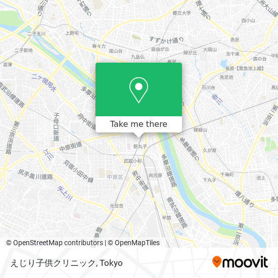 えじり子供クリニック map