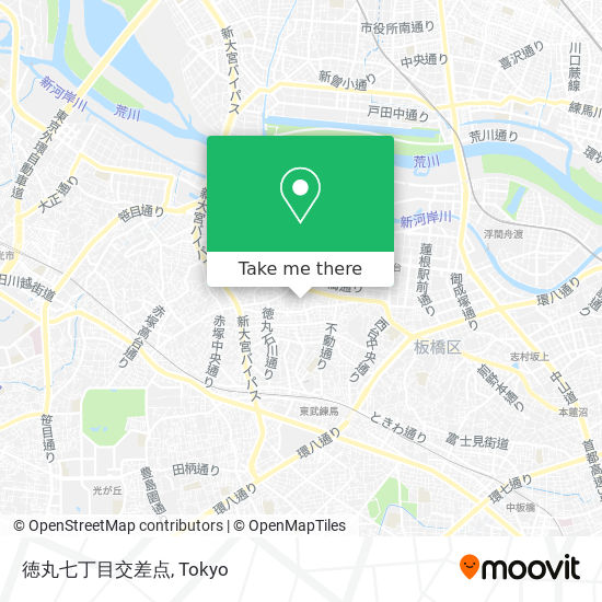 徳丸七丁目交差点 map