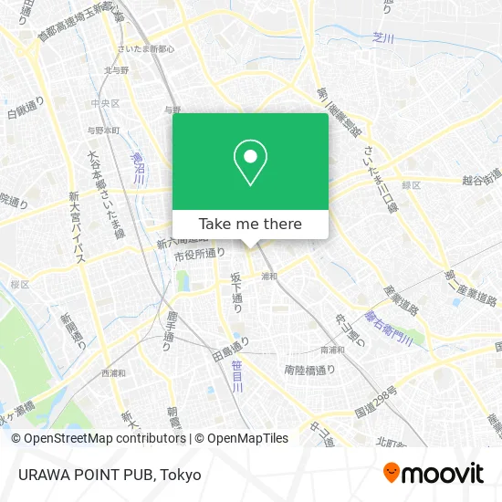 Urawa Point Pub map