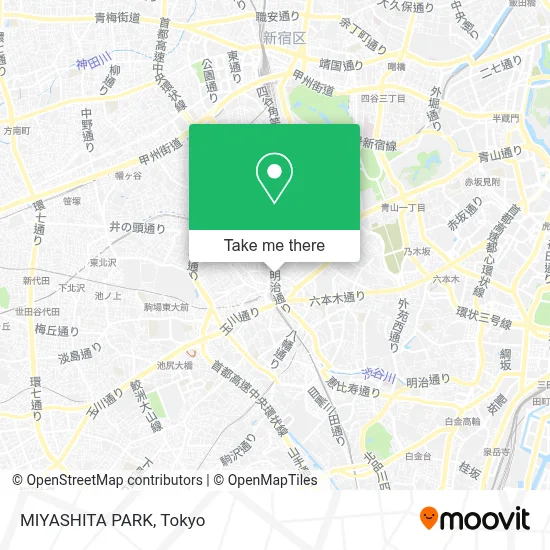 MIYASHITA PARK map