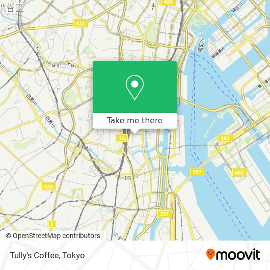 Tully's Coffee map