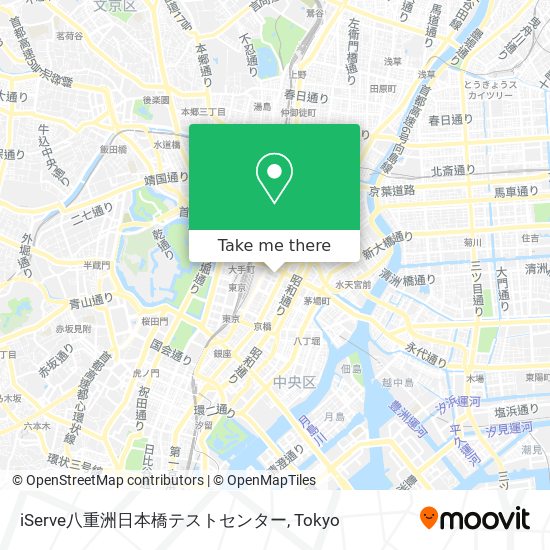 iServe八重洲日本橋テストセンター map